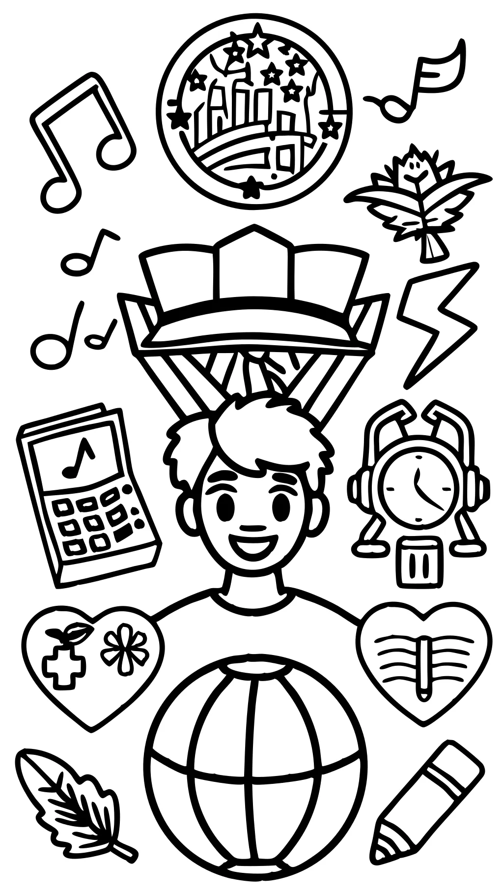 coloring pages high school